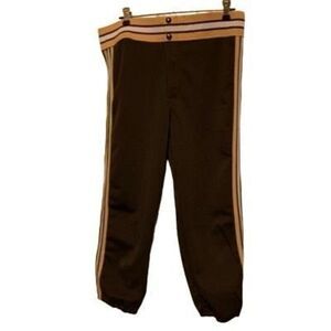 Vintage Kajee Size Medium Brown/Tan/White Baseball Pants